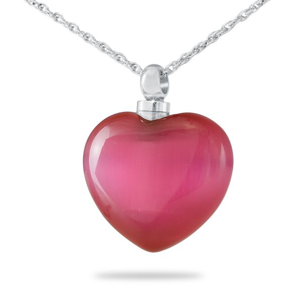 Glass Heart Necklace