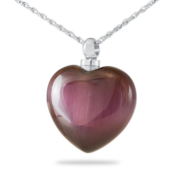 Glass Heart Necklace