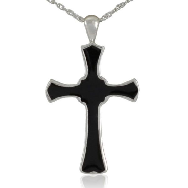 Black Cross Necklace
