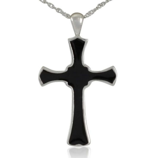 Black Cross Necklace